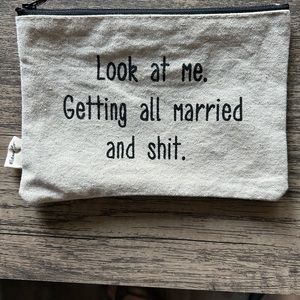 Bridal canvas bag